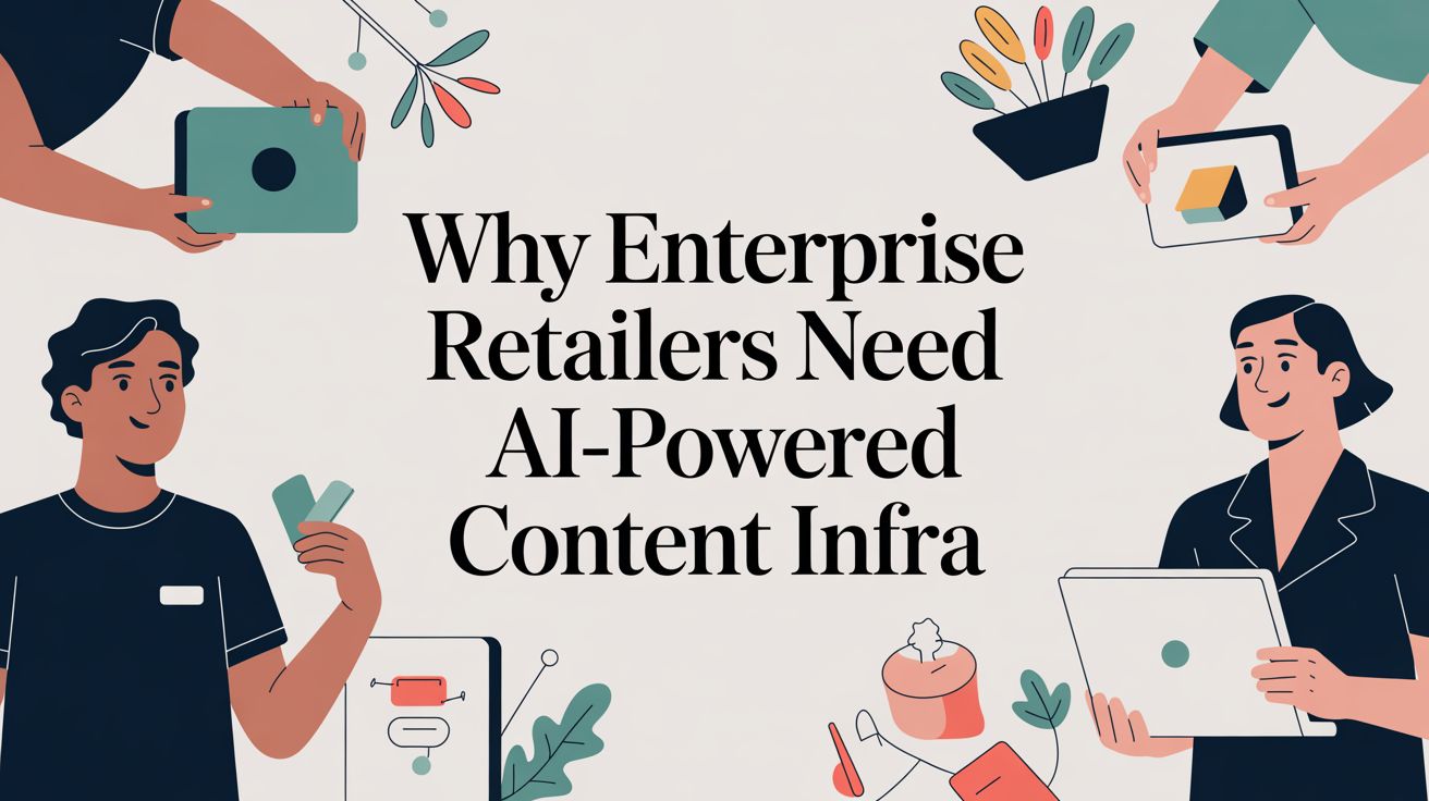 why enterprise retailers need ai powered content infrastructure ai content