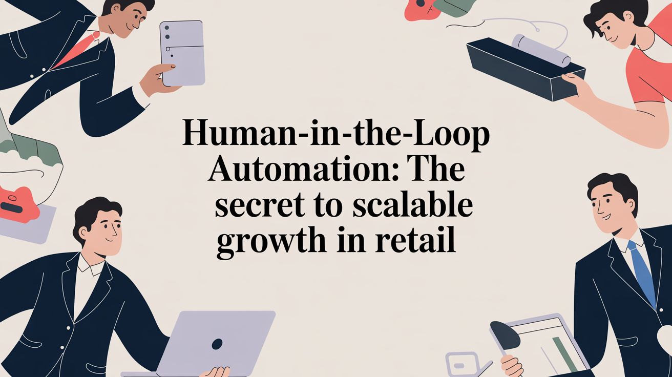 human in the loop automation the secret to scalable retail operations
